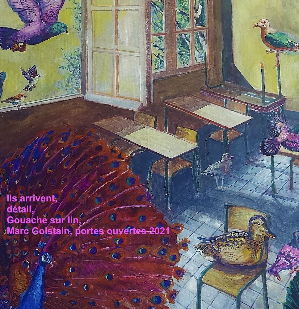 Visite à l’atelier de Marc Goldstain