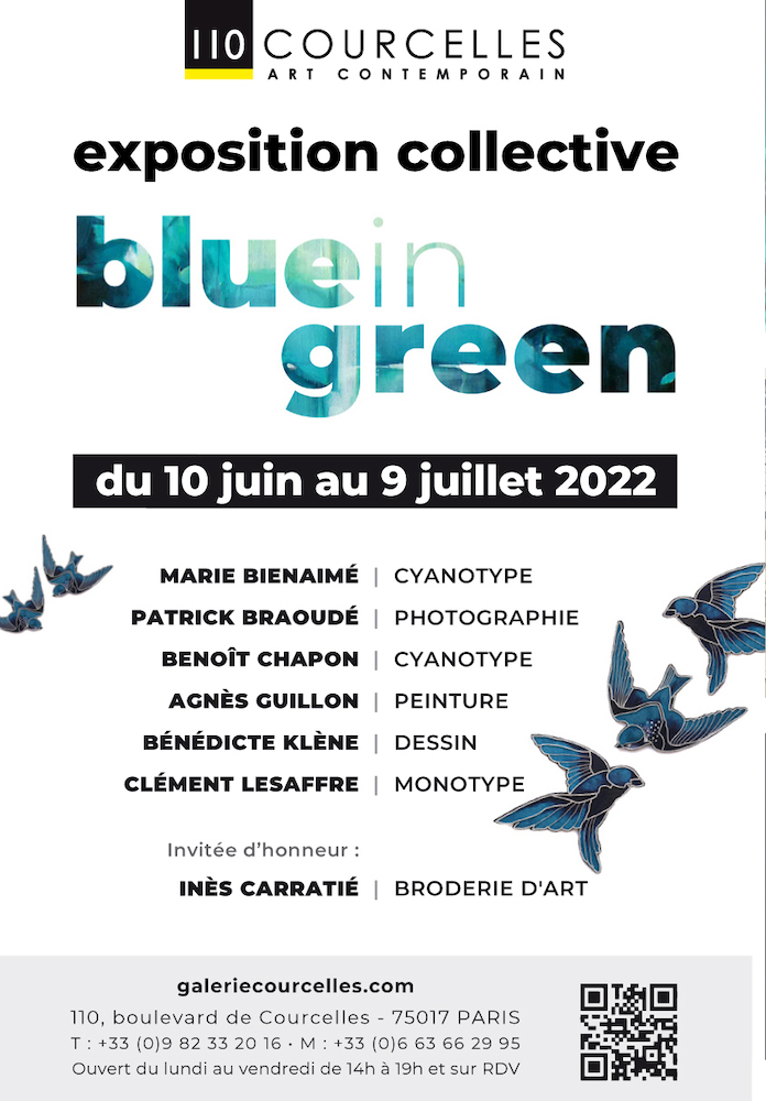 Blue in green